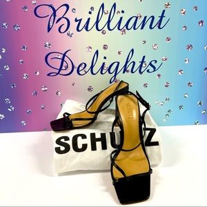 🖤SUPER SALE SCHUTZ AMAIA LEATHER SANDAL HEELS